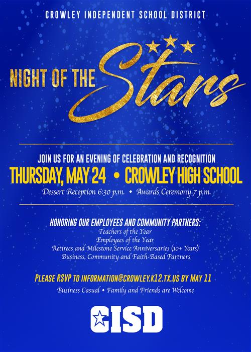 Night of the Stars invitation 